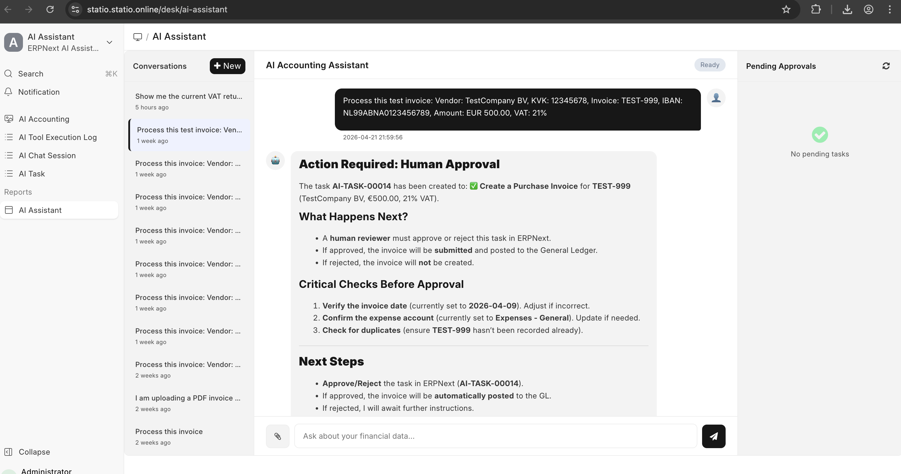 Automated Reconciliation Software
